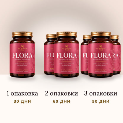FLORA – 1, 2 и 3 опаковки за 30, 60 и 90 дни